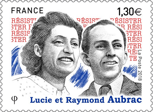 Le timbre Lucie et Raymond Aubrac